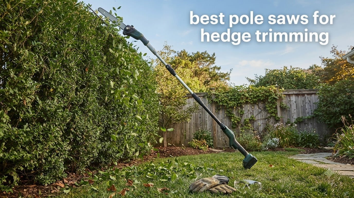 best pole saws for hedge trimming