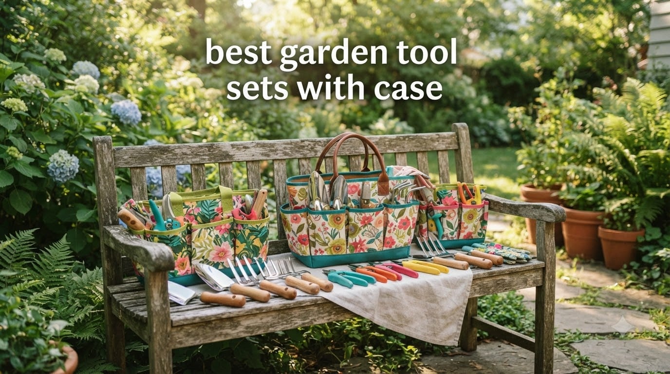best garden tool sets with case