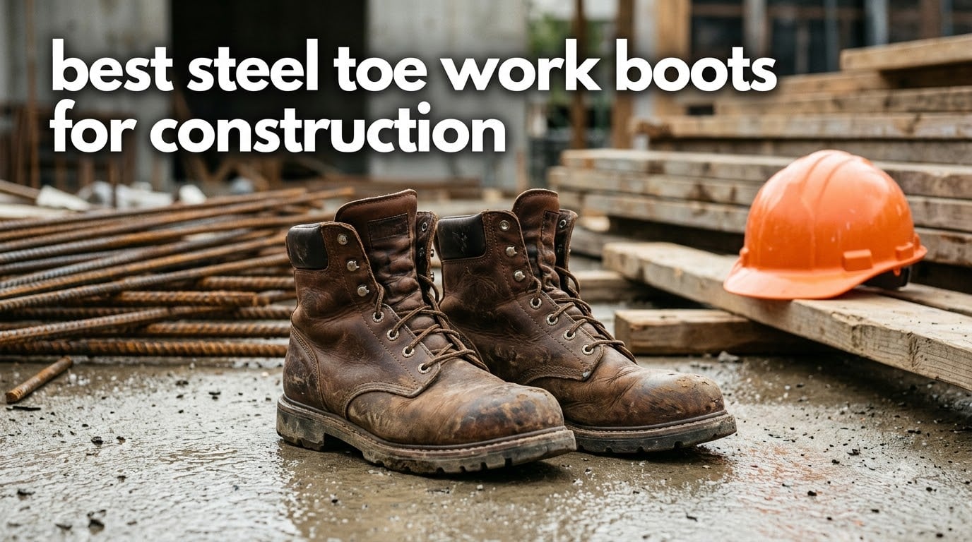 best steel toe work boots for construction