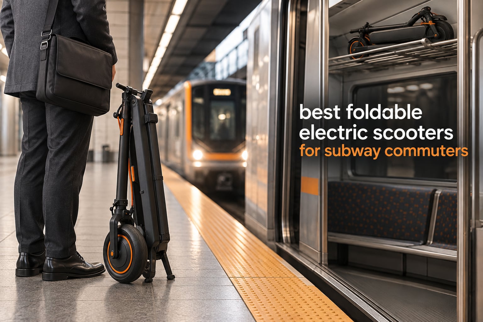 best foldable electric scooters for subway commuters