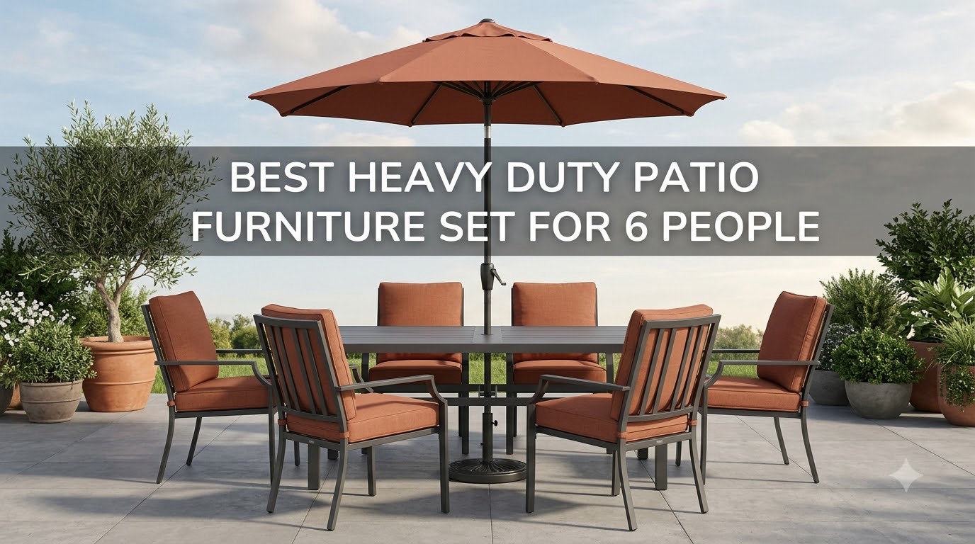 best heavy duty patio furniture sets for 6 people