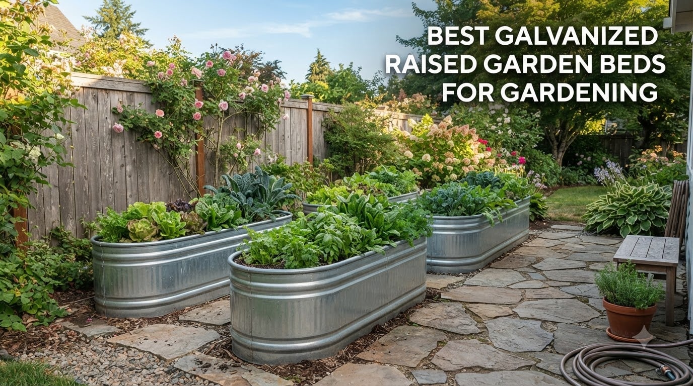 best galvanized raised garden beds for gardening