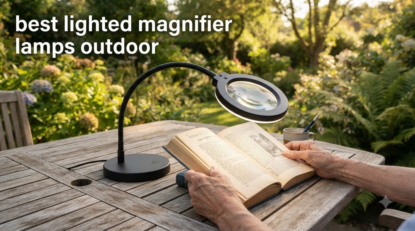 best lighted magnifier lamps outdoor