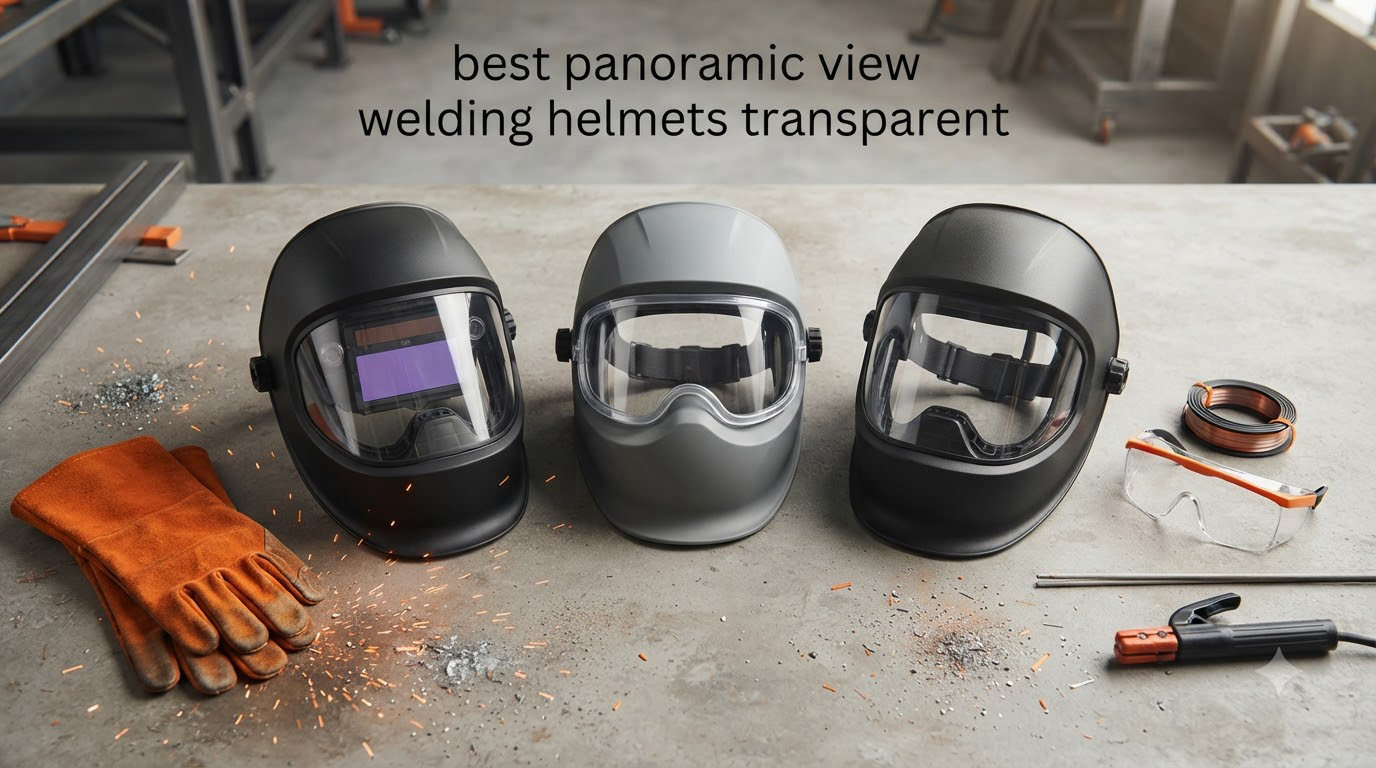 best panoramic view welding helmets transparent