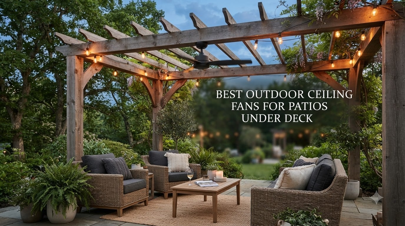 best outdoor ceiling fans for patios under deck