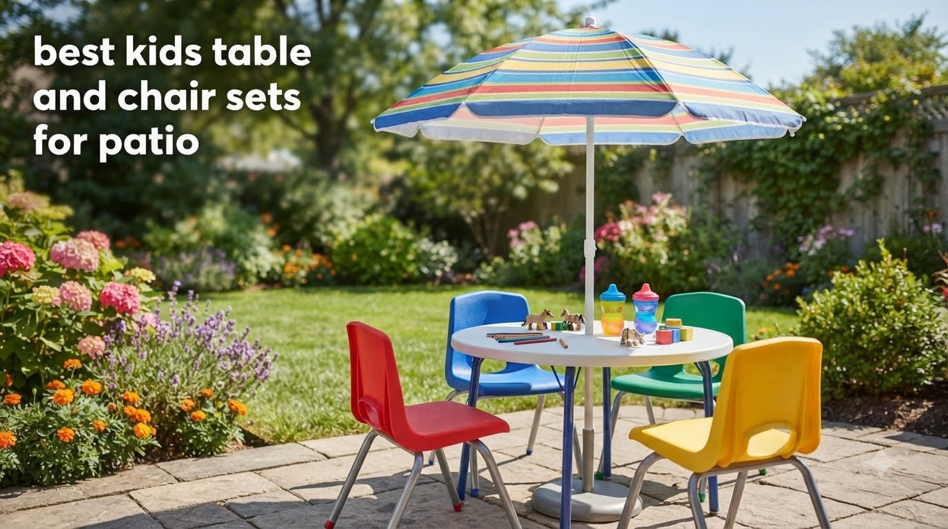best kids table and chair sets for patio