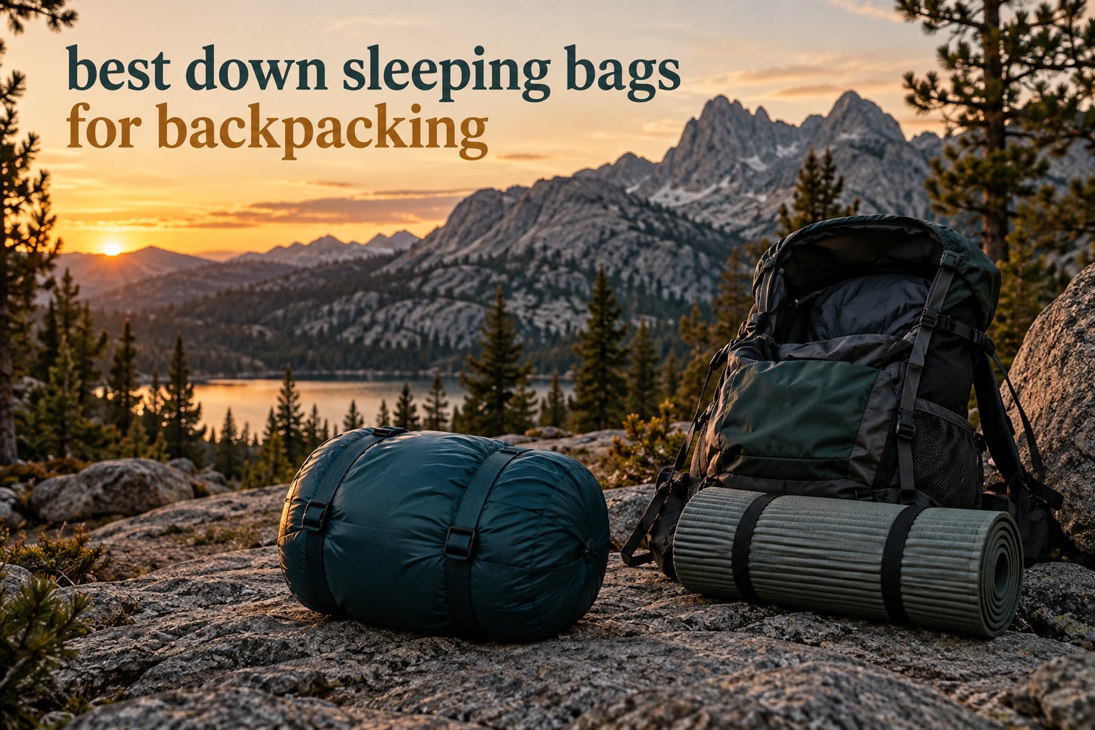 best down sleeping bags for backpacking