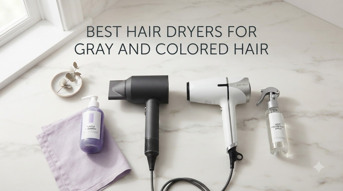 best hair dryers for gray and colored hair
