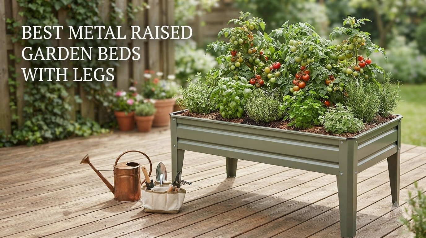 best metal raised garden beds with legs