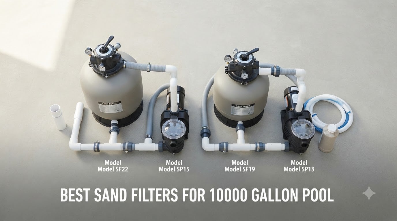 best sand filters for 10000 gallon pool