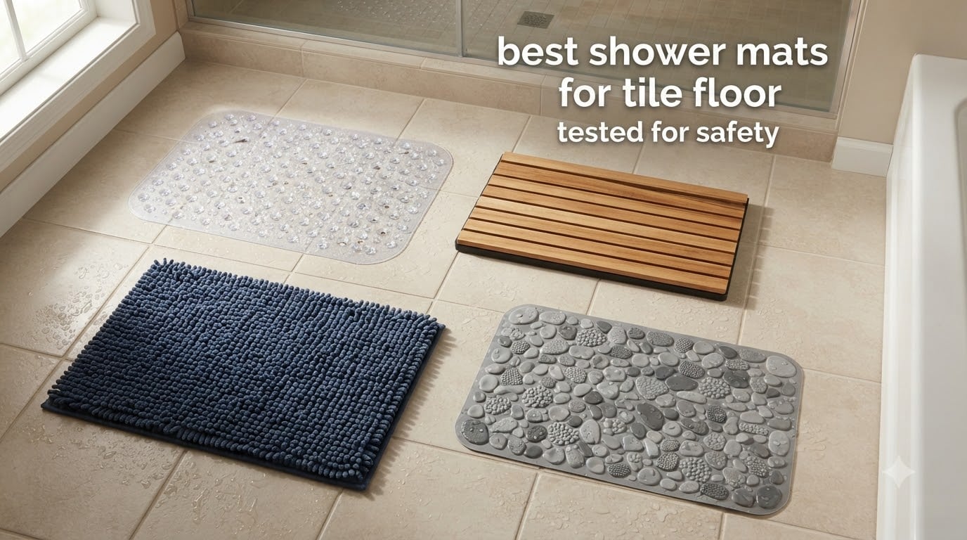 best shower mats for tile floor tested for safety