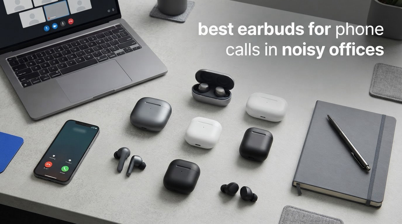 best earbuds for phone calls in noisy offices
