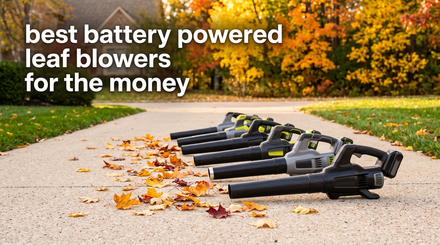 best battery powered leaf blowers for the money