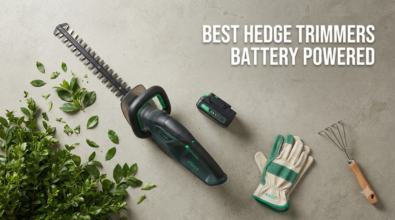 best hedge trimmers battery powered