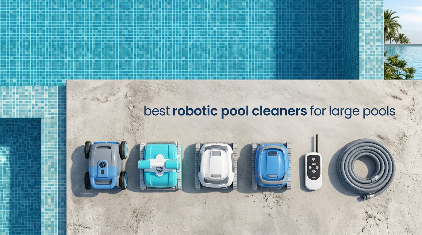 best robotic pool cleaners for large pools