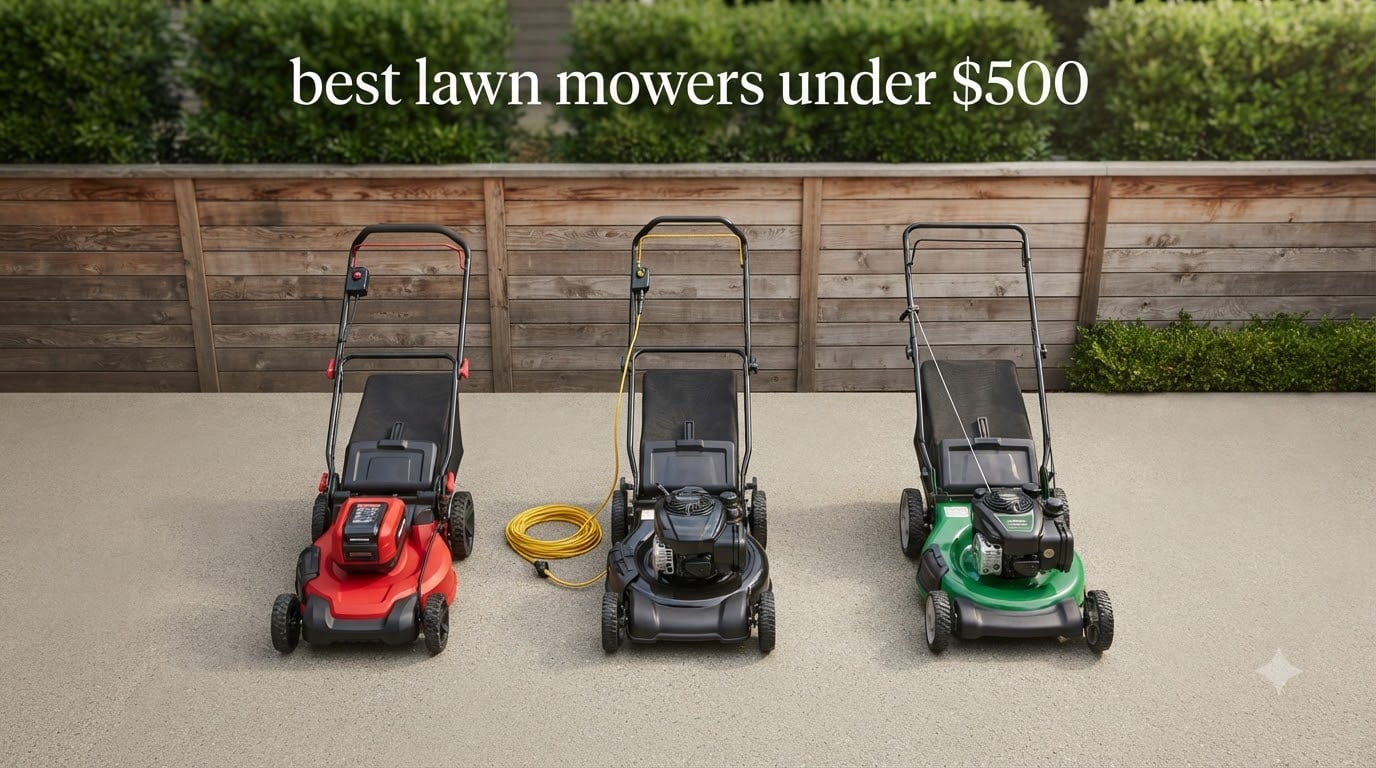 best lawn mowers under $500