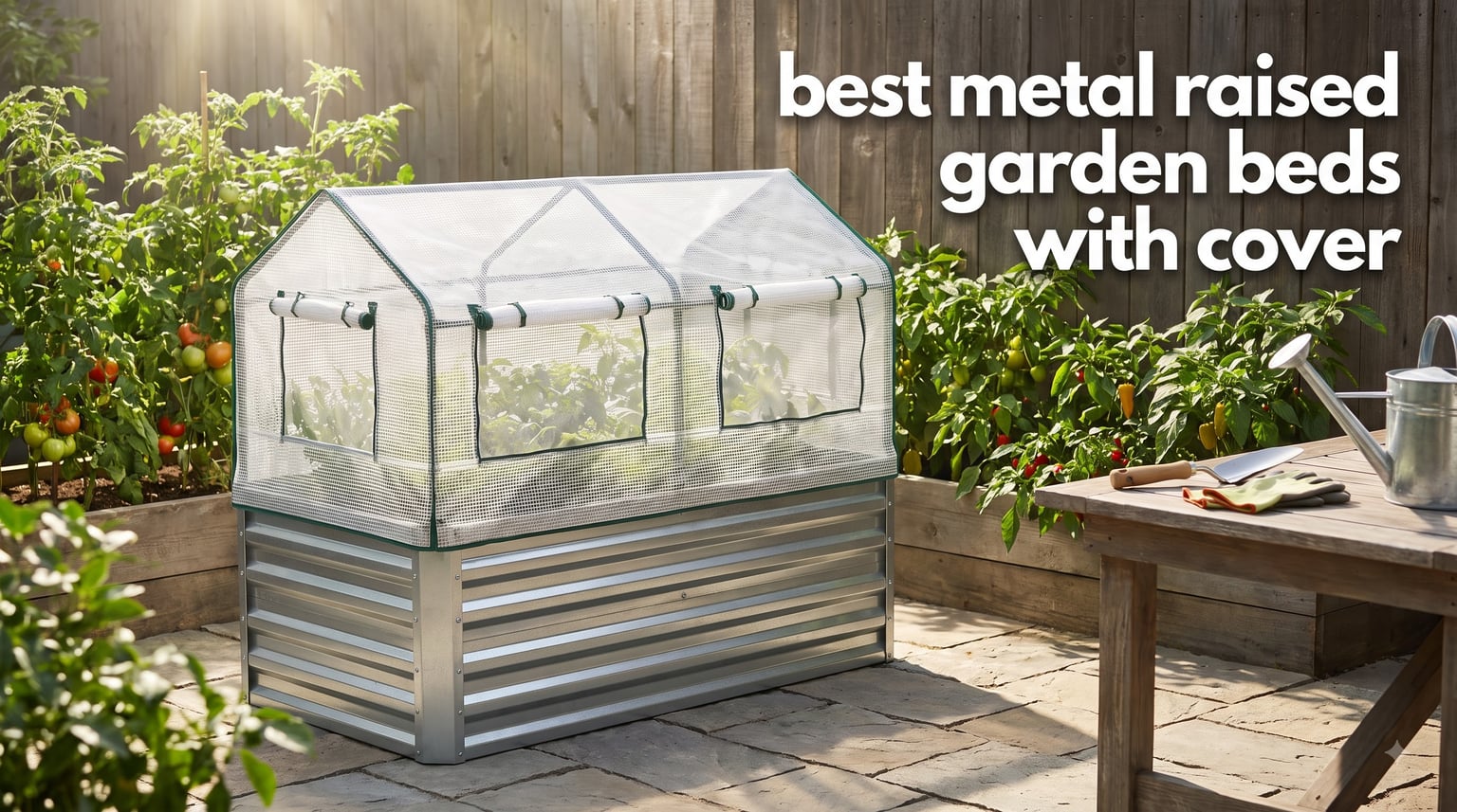 best metal raised garden beds with cover