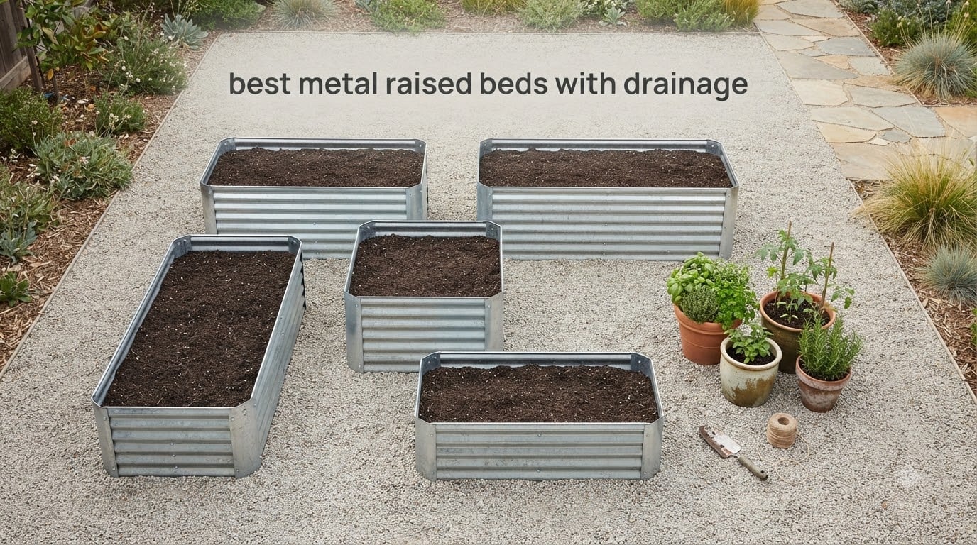 best metal raised beds with drainage