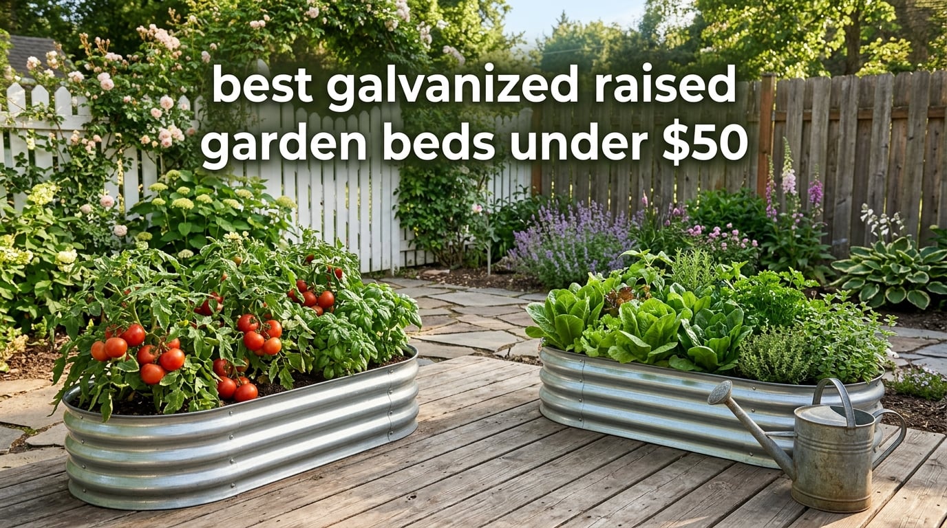 best galvanized raised garden beds under $50