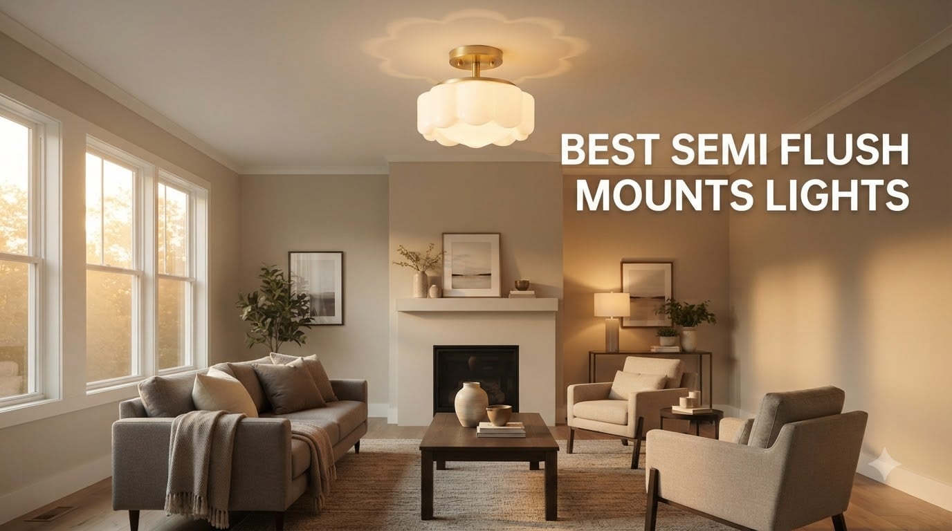 best semi flush mounts lights