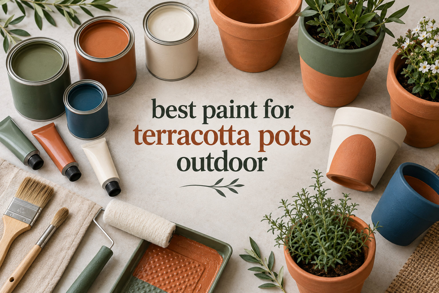 best paint for terracotta pots outdoor
