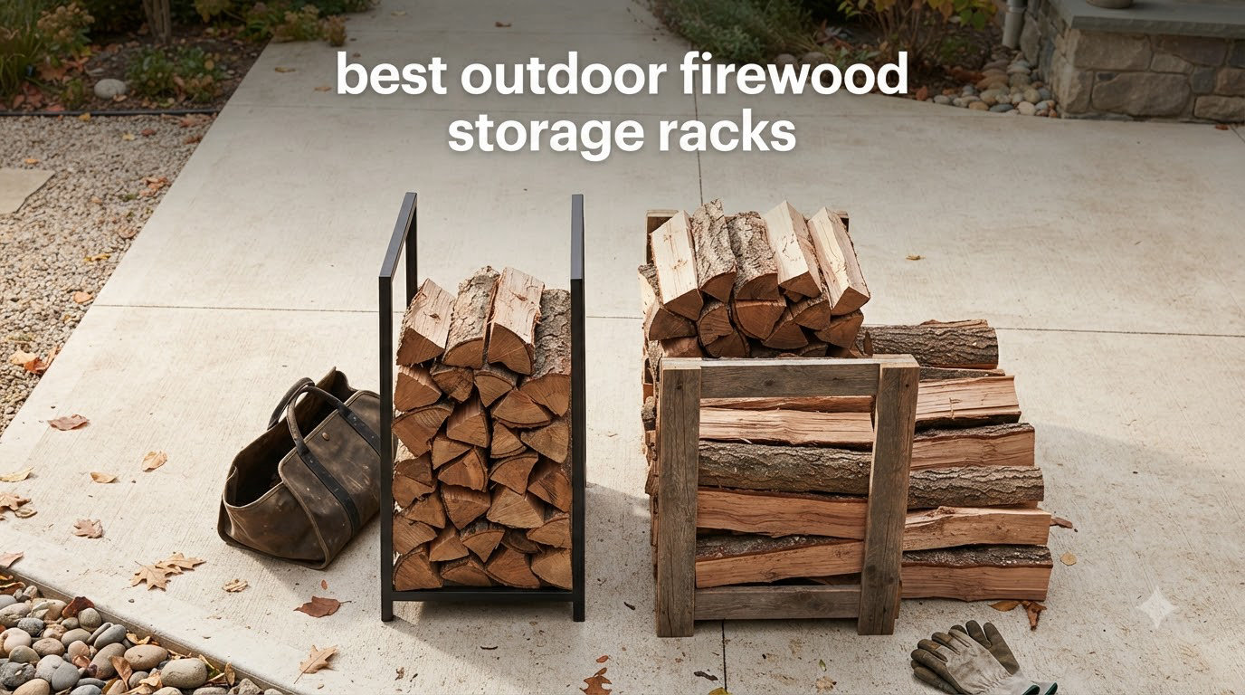 best outdoor firewood storage racks