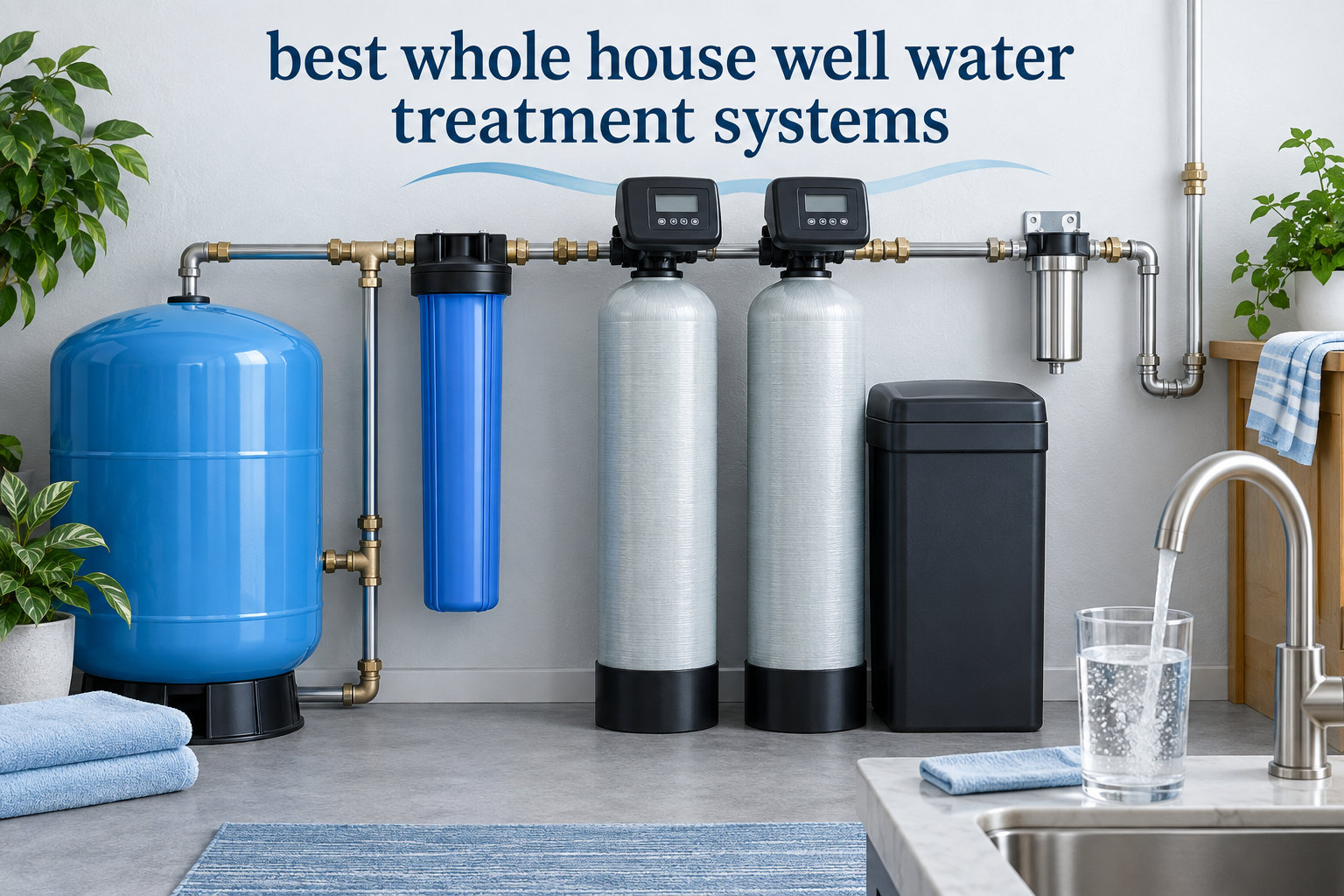 best whole house well water treatment systems