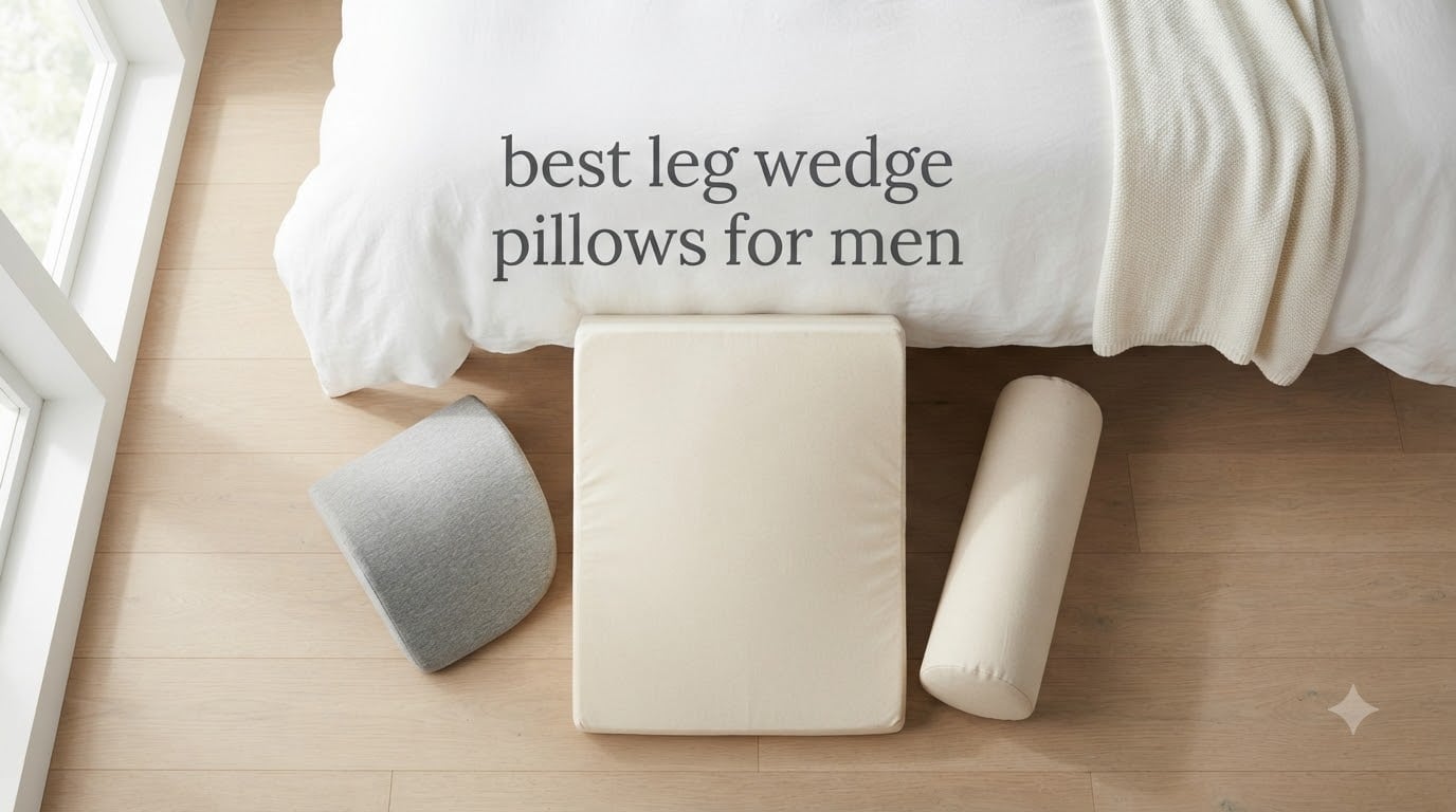 best leg wedge pillows for men