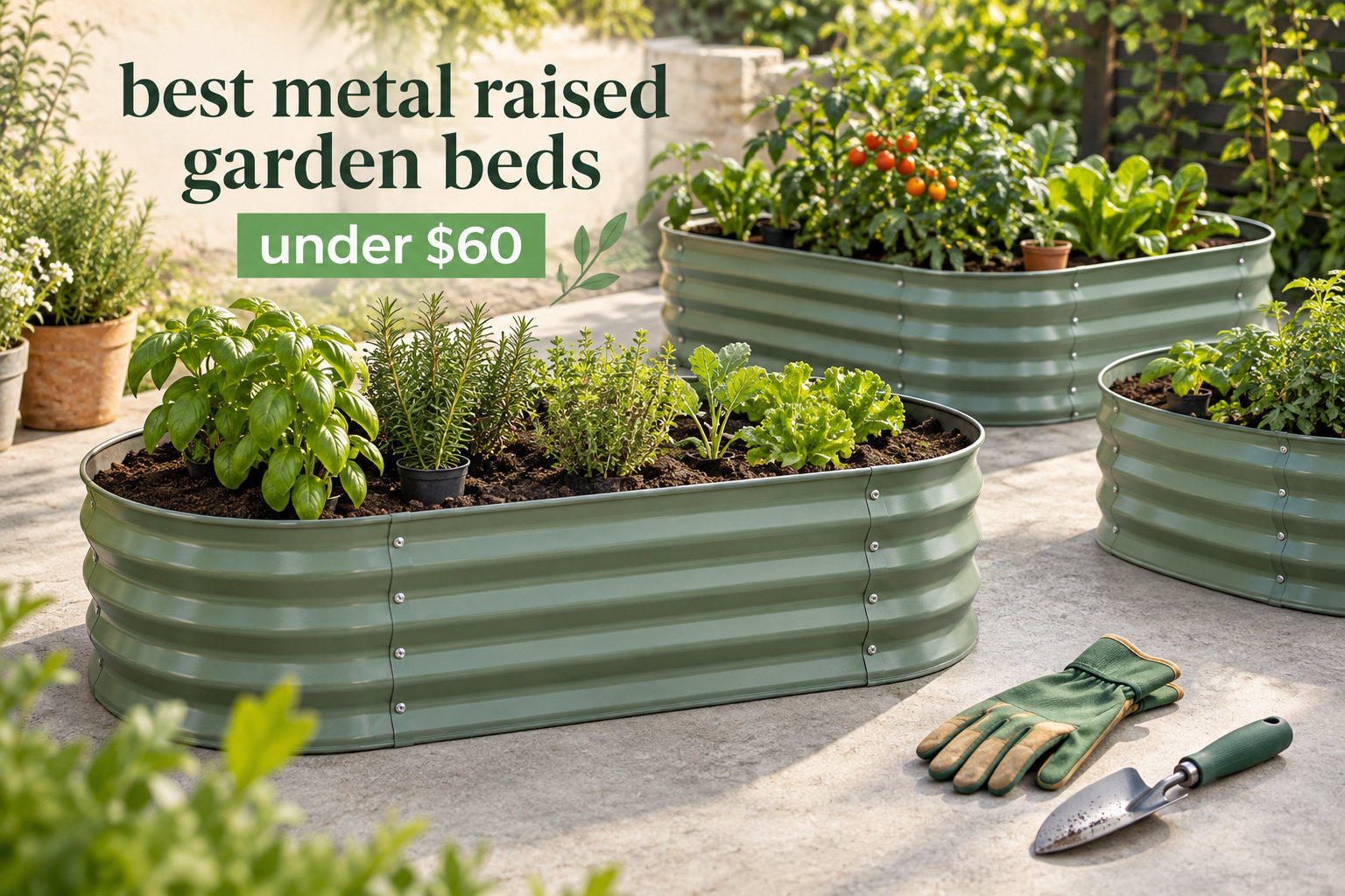best metal raised garden beds under $60