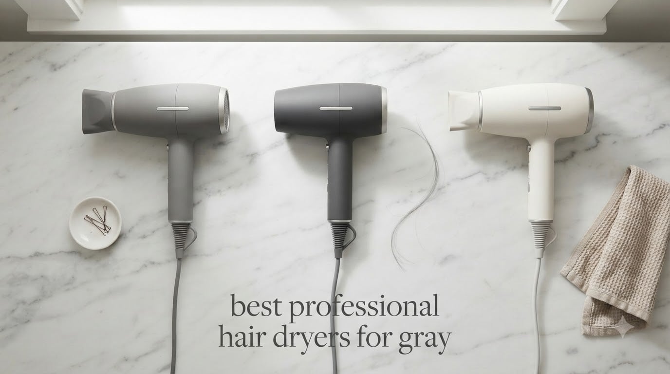 best professional hair dryers for gray