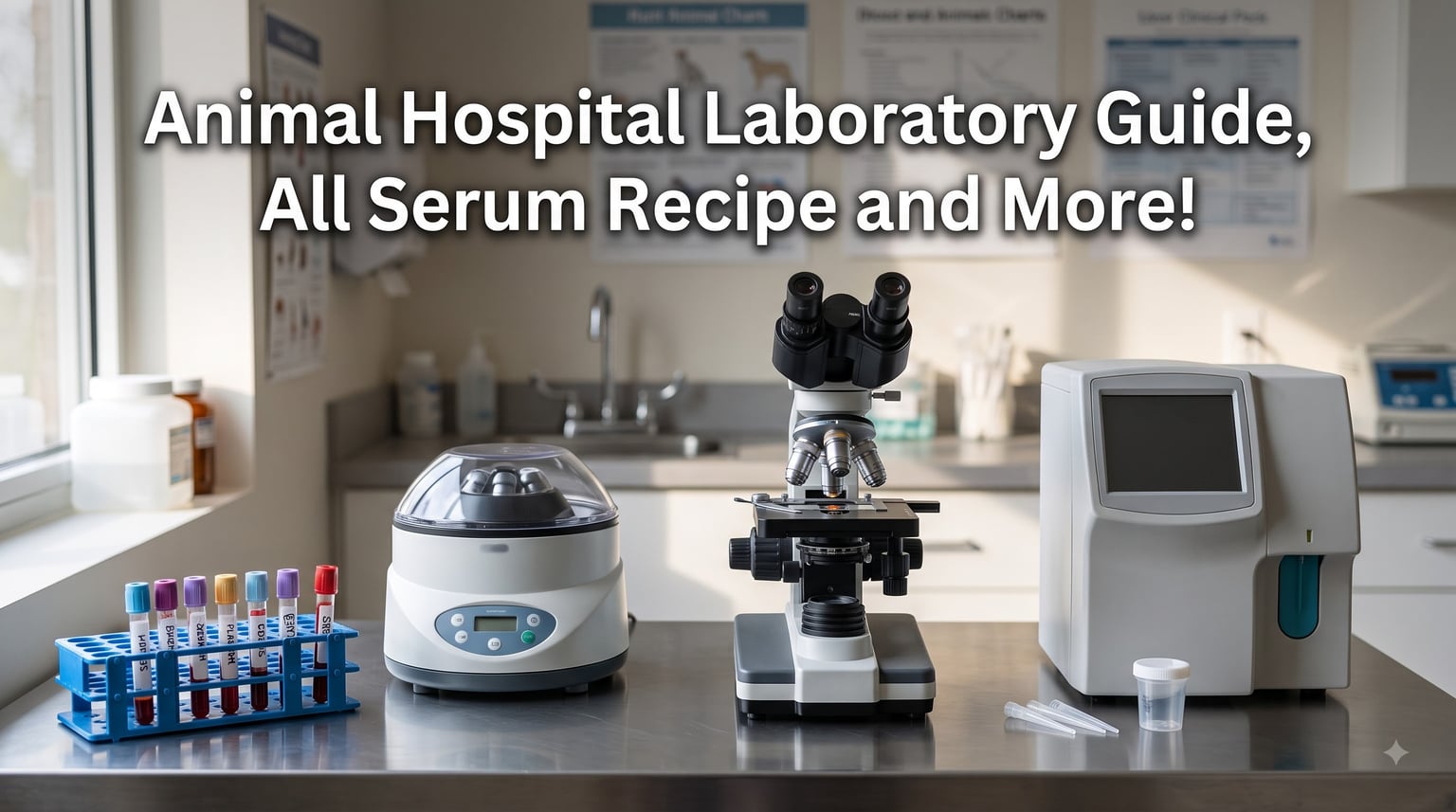 Animal Hospital Laboratory Guide, All Serum Recipe and More!