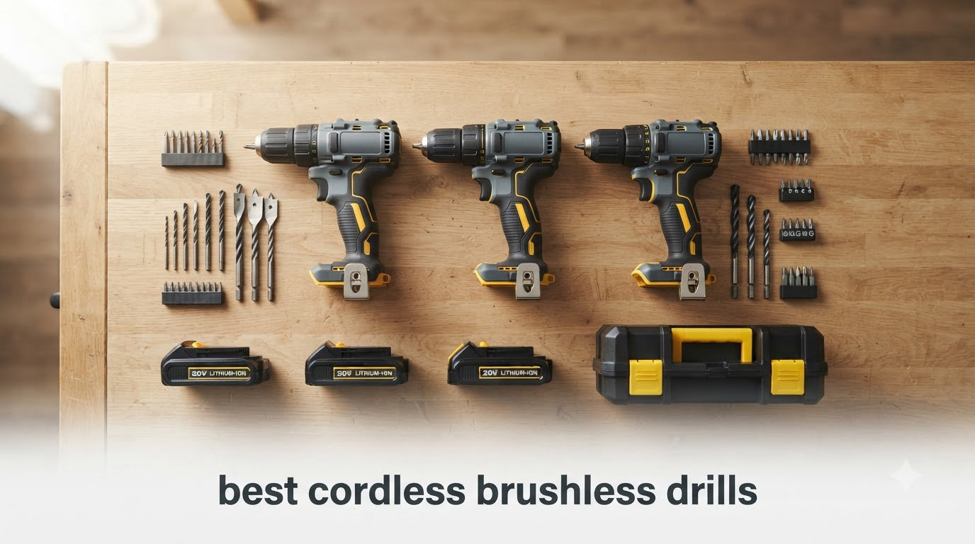 best cordless brushless drills