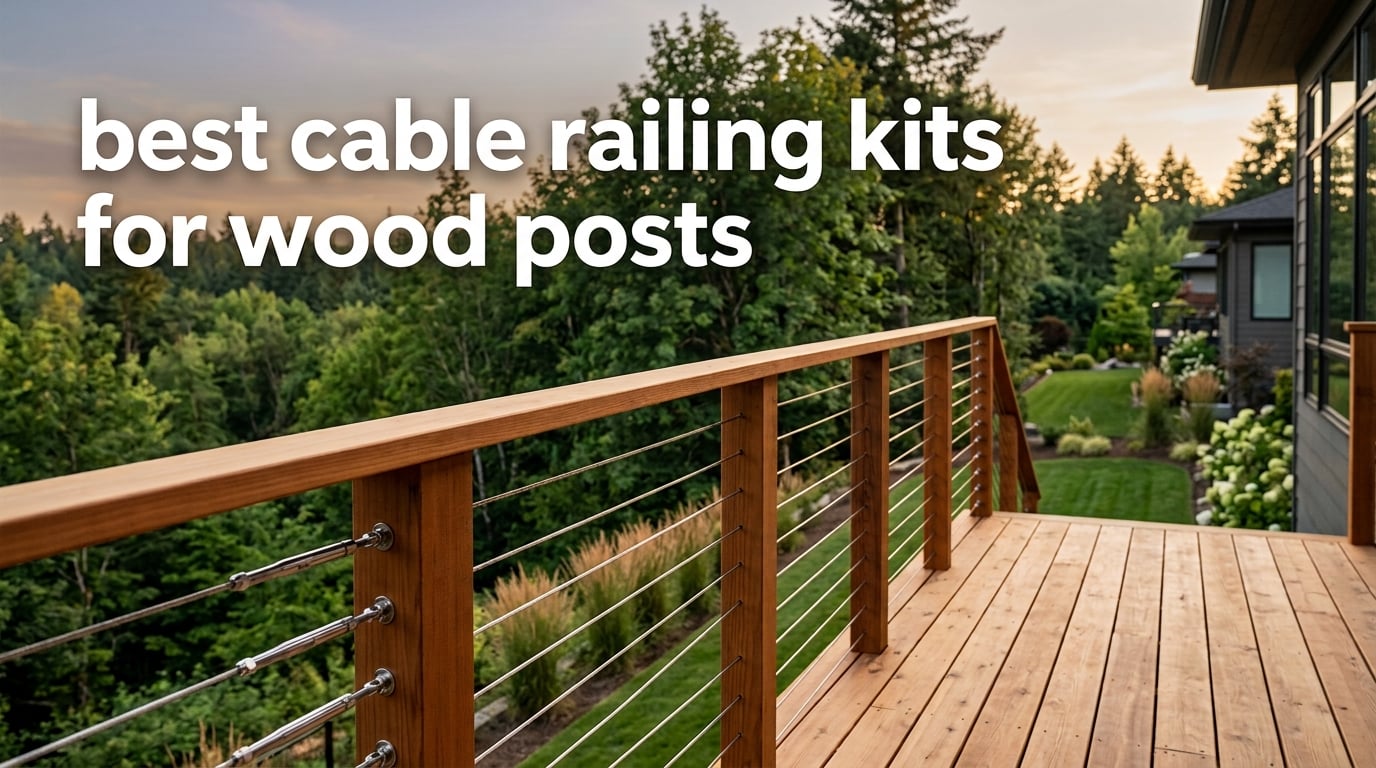 best cable railing kits for wood posts
