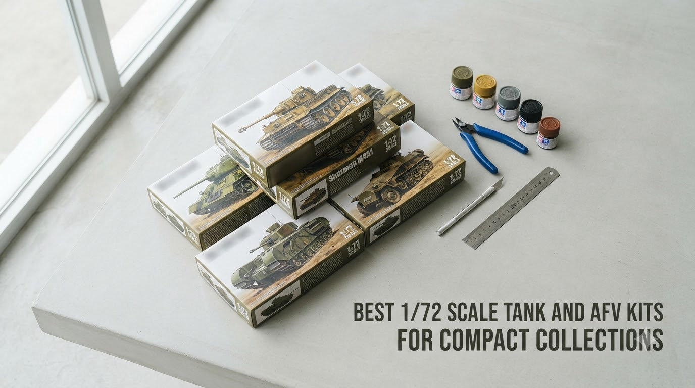 best 1/72 scale tank and afv kits for compact collections