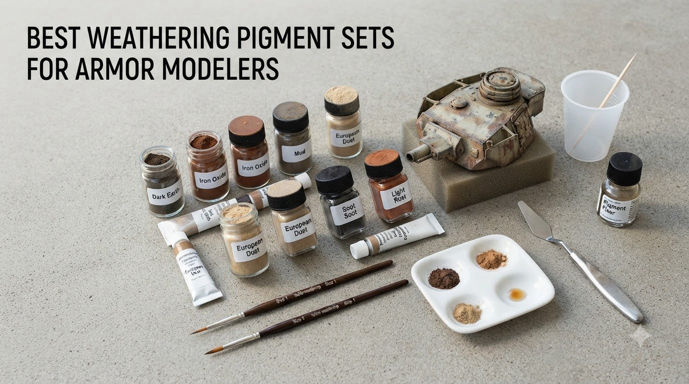 best weathering pigment sets for armor modelers