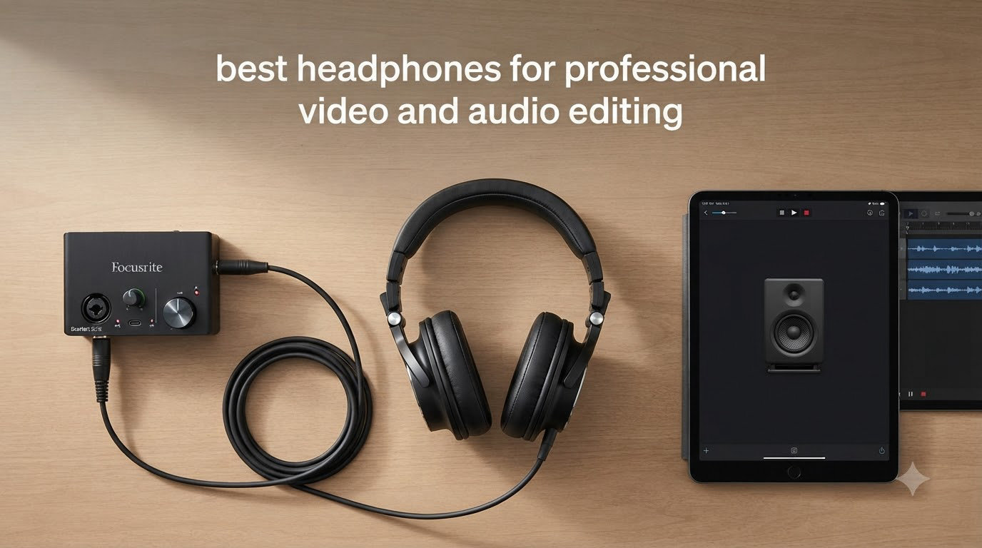 best headphones for professional video and audio editing