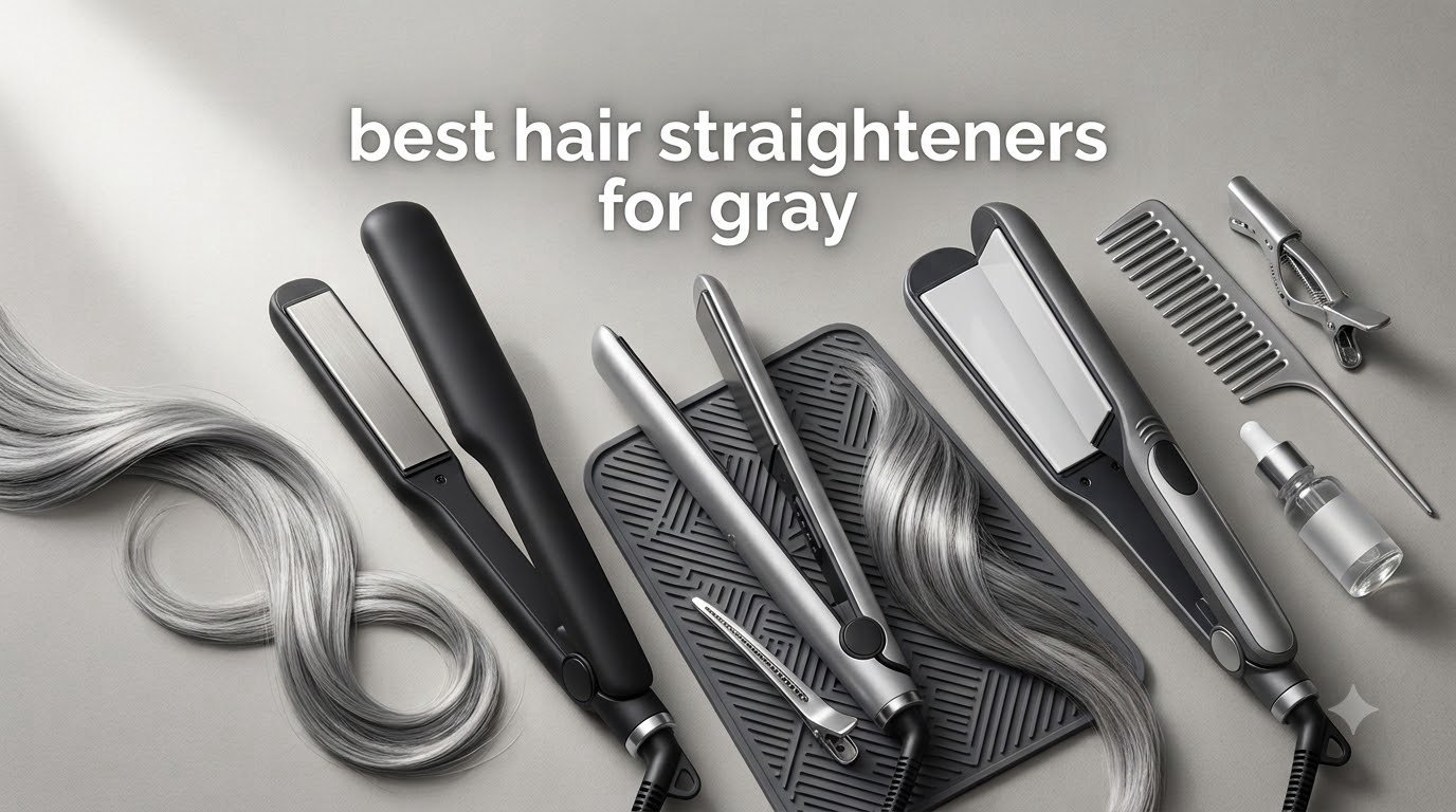best hair straighteners for gray