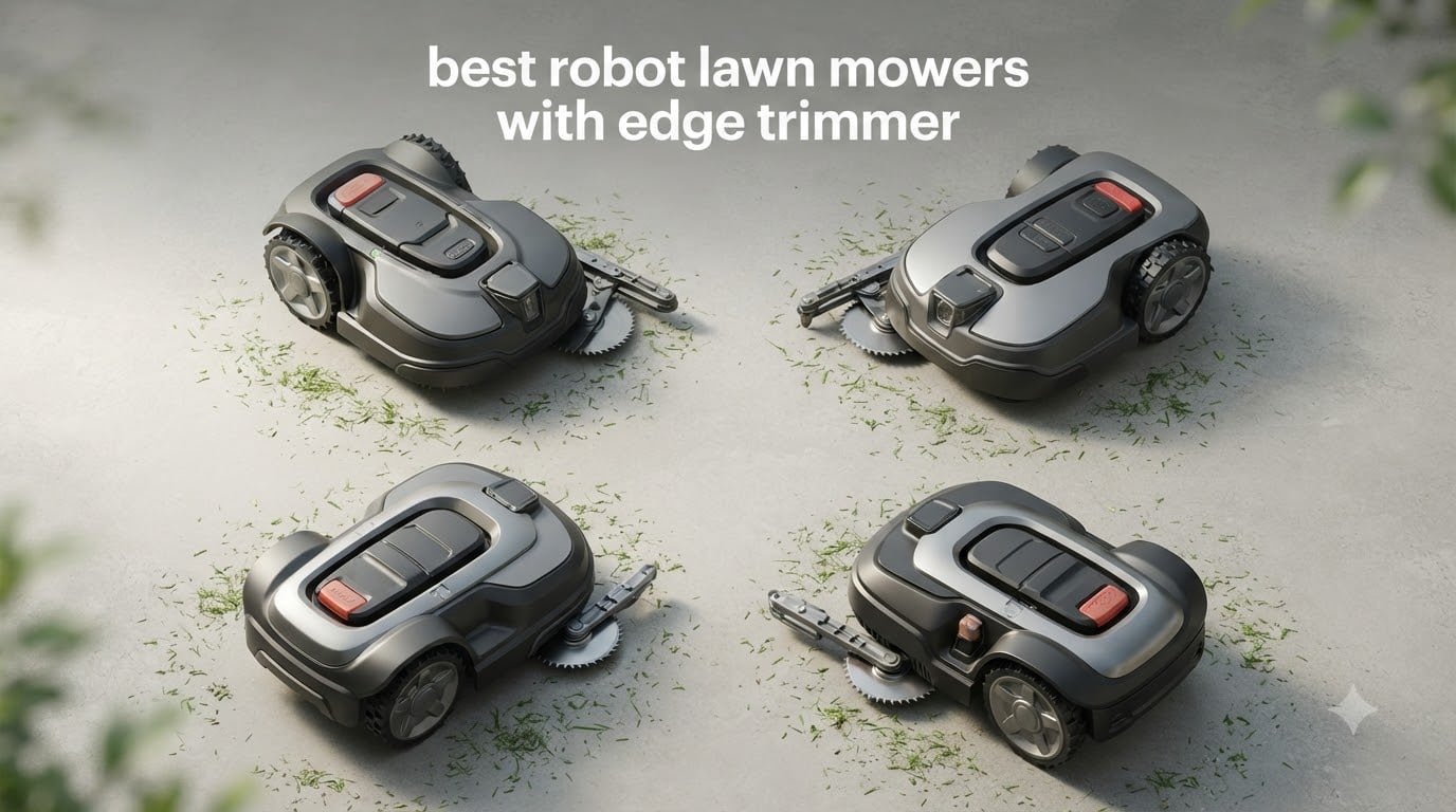best robot lawn mowers with edge trimmer