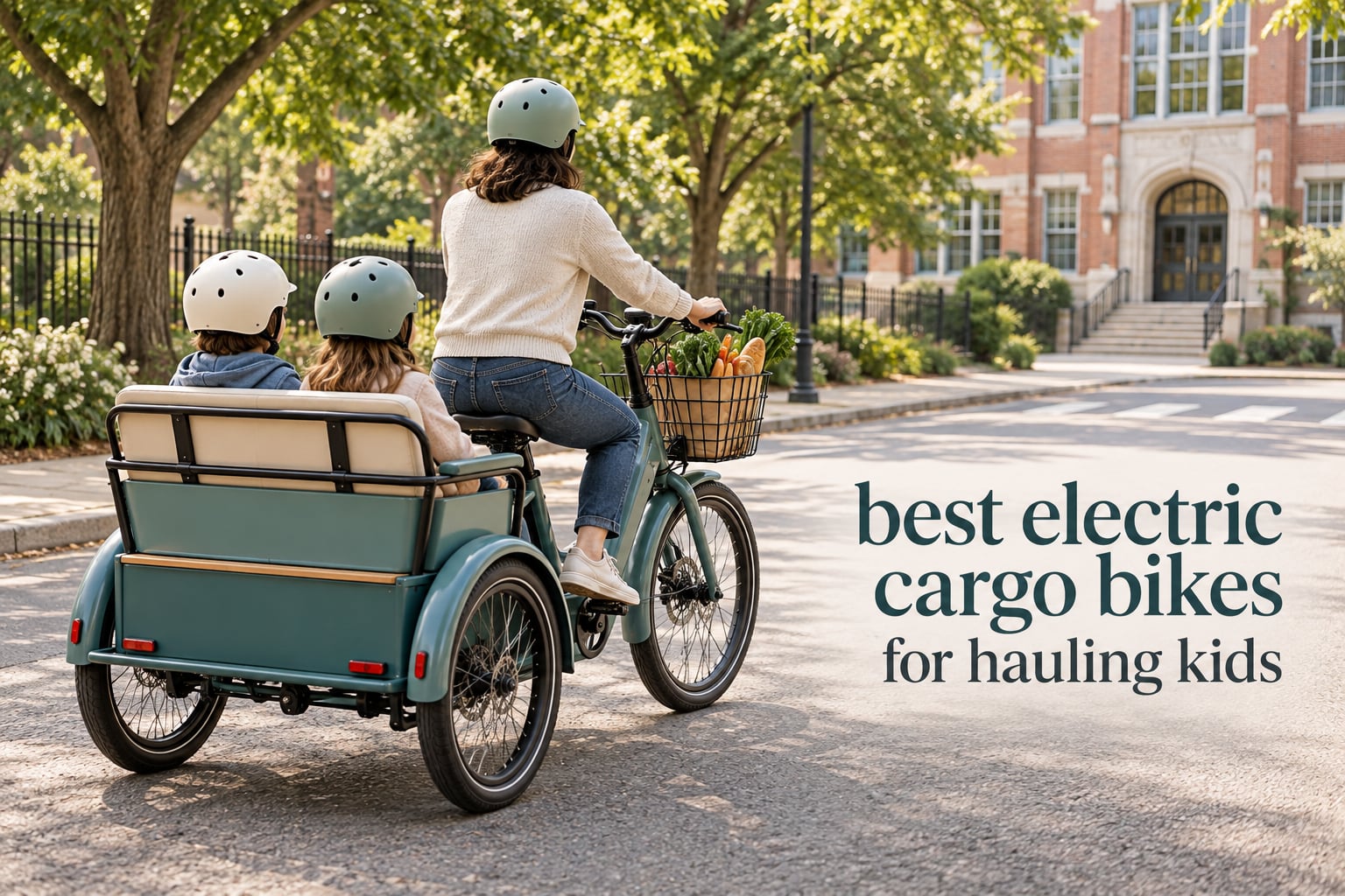 best electric cargo bikes for hauling kids
