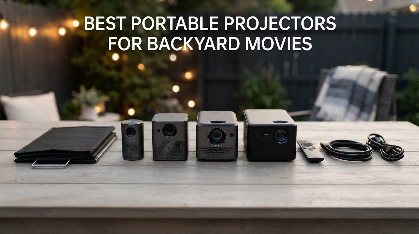 best portable projectors for backyard movies