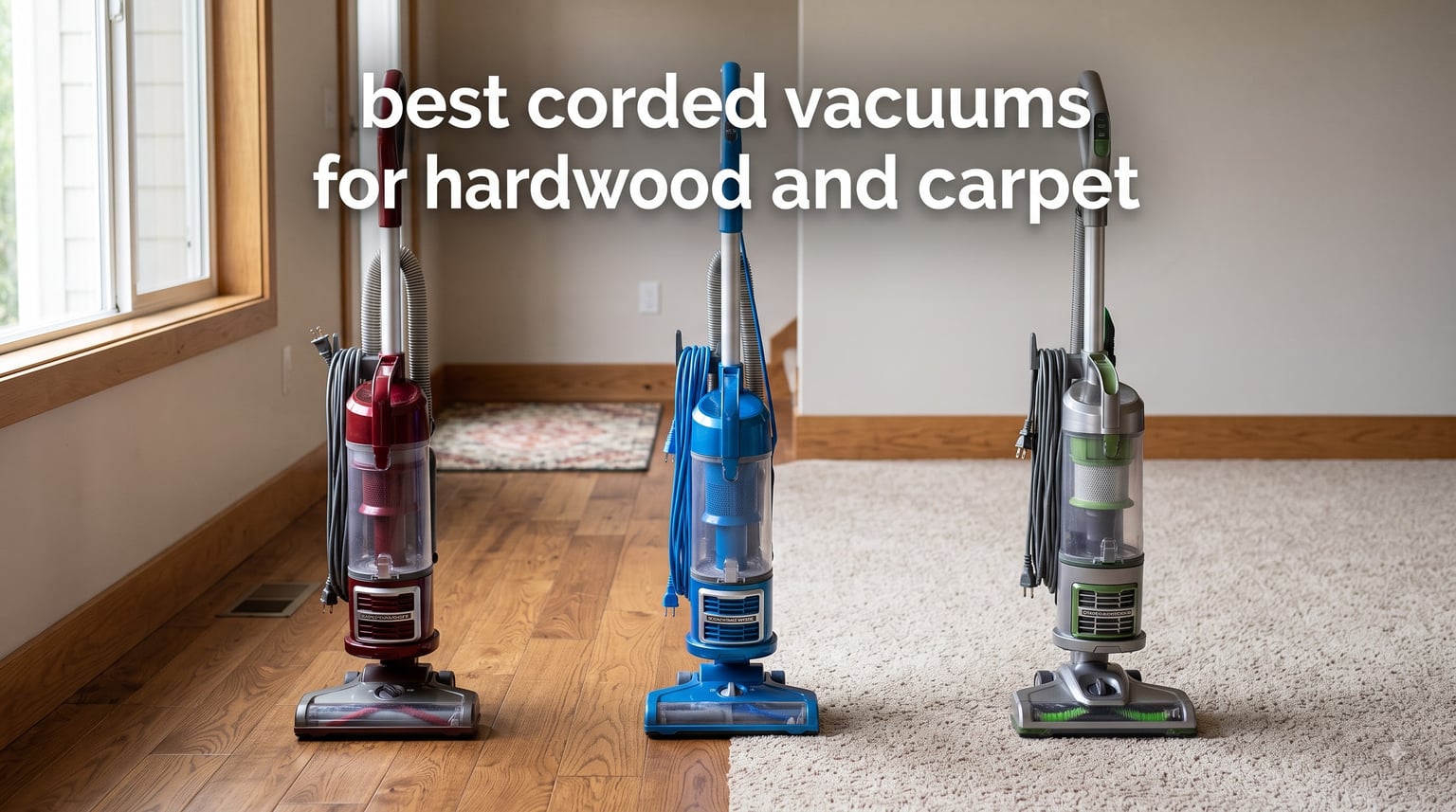 best corded vacuums for hardwood and carpet