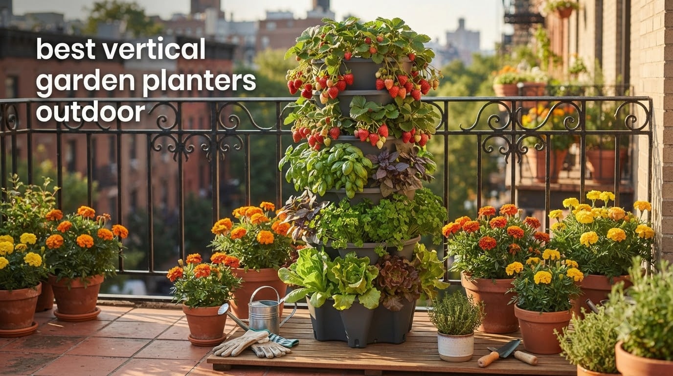 best vertical garden planters outdoor
