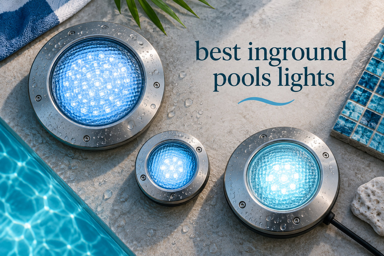 best inground pools lights