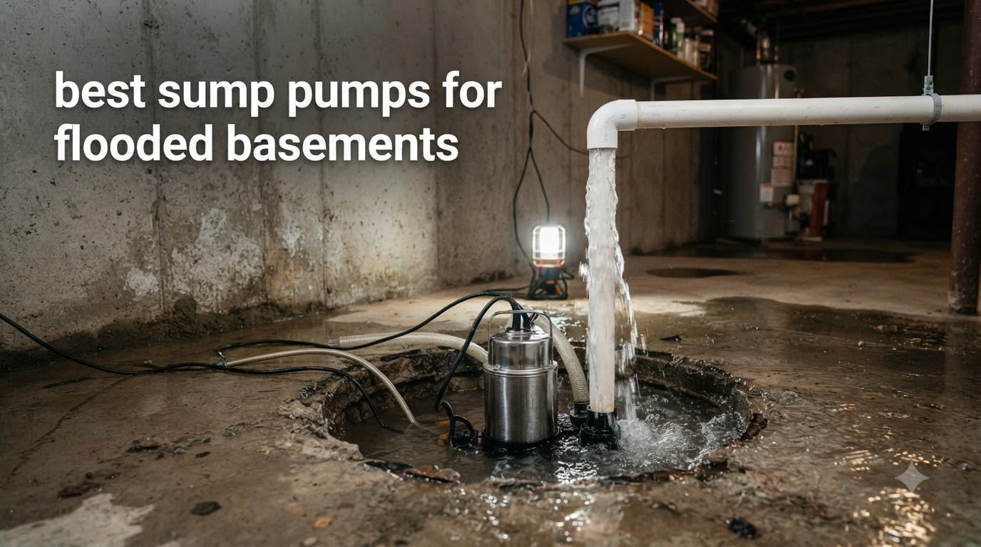 best sump pumps for flooded basements