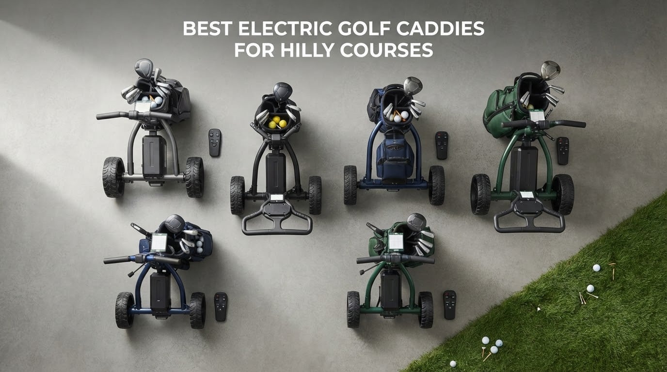 best electric golf caddies for hilly courses