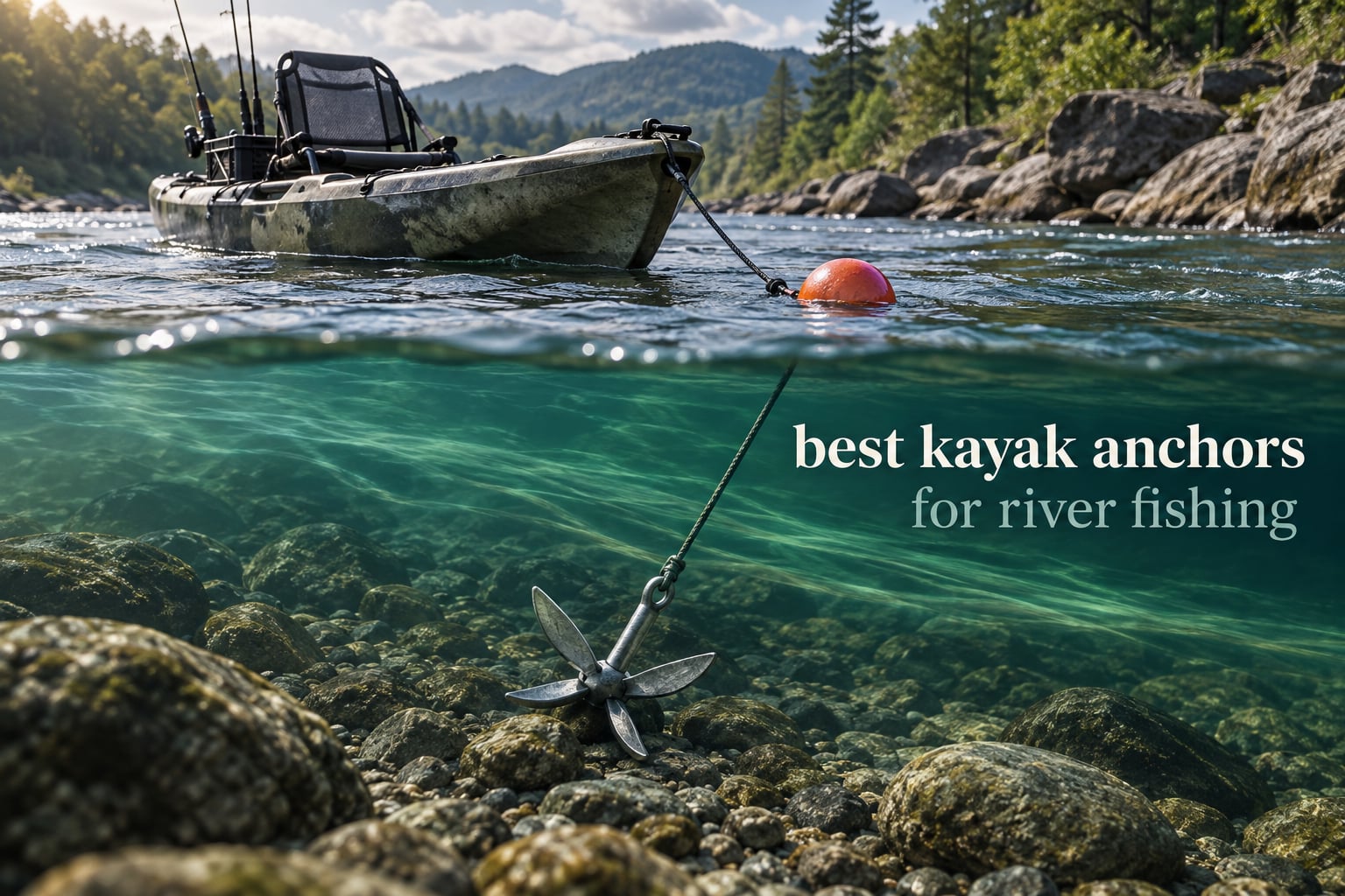 best kayak anchors for river fishing