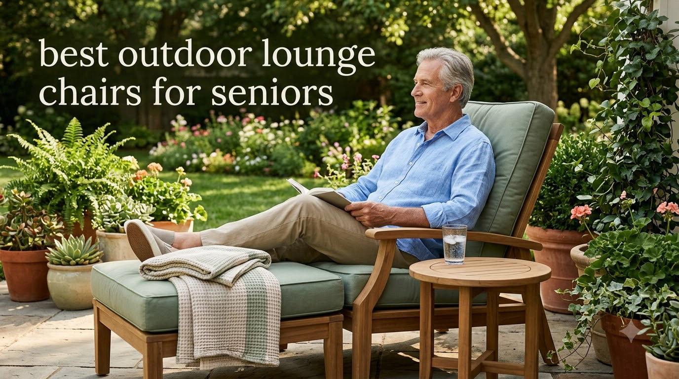 best outdoor lounge chairs for seniors