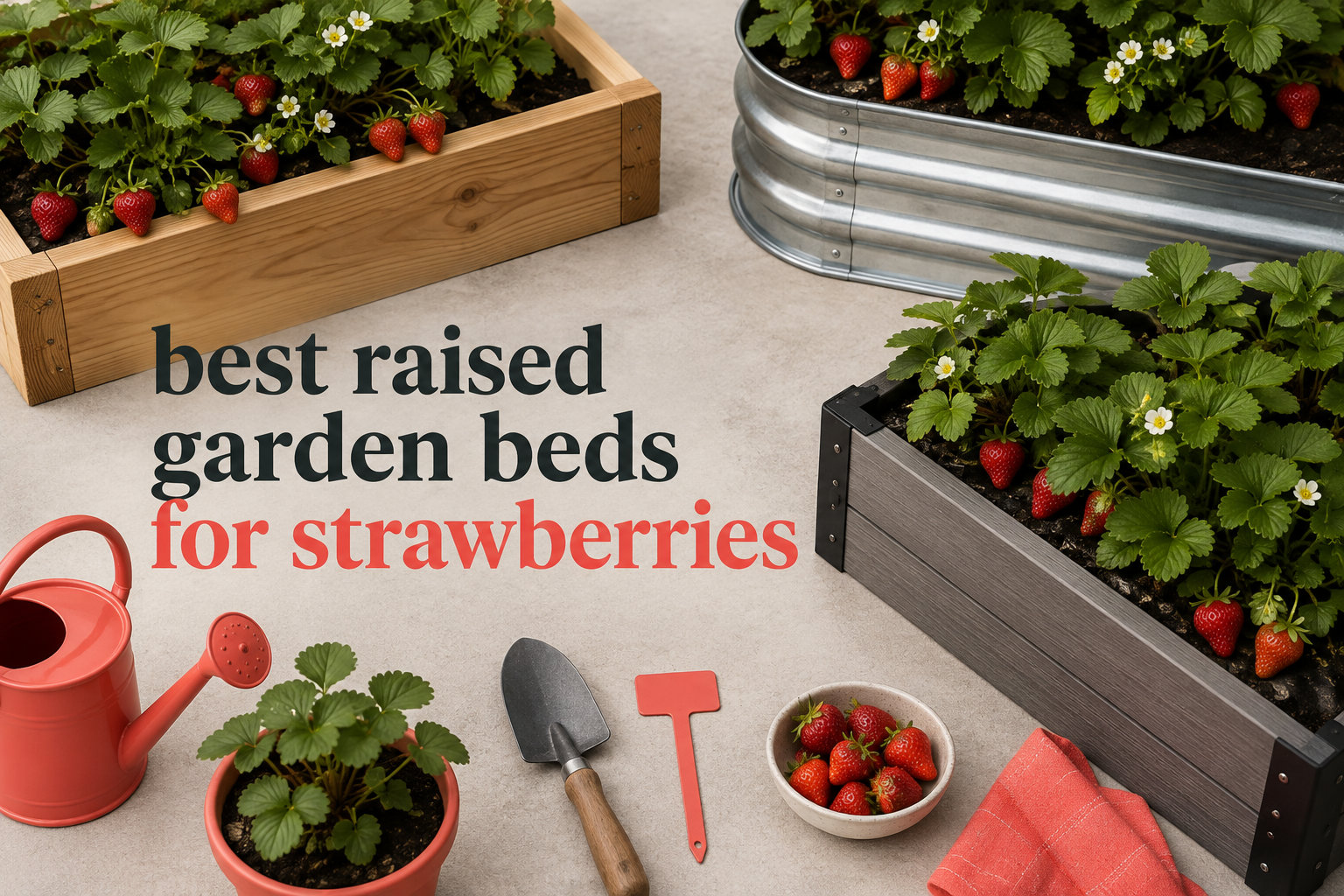 best raised garden beds for strawberries