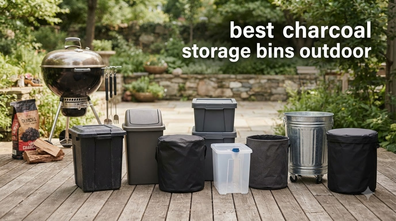 best charcoal storage bins outdoor
