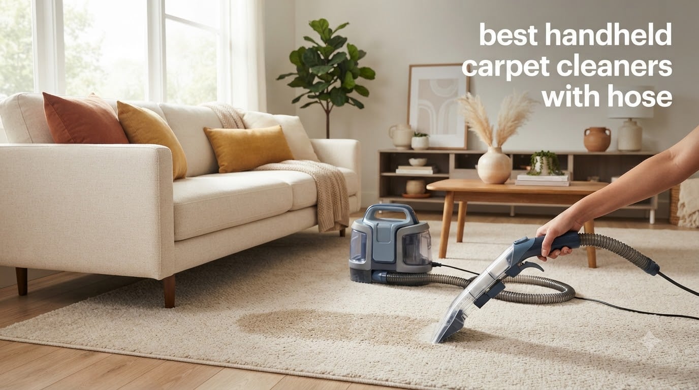 best handheld carpet cleaners with hose
